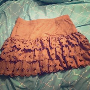 Sued skirt